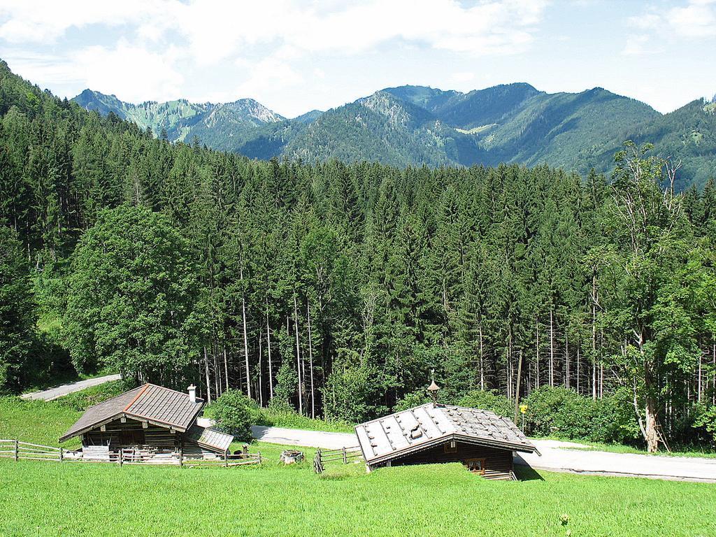 Almbruennerl Die Almhuette Auf Der Raffner Alm Ruhpolding Eksteriør bilde